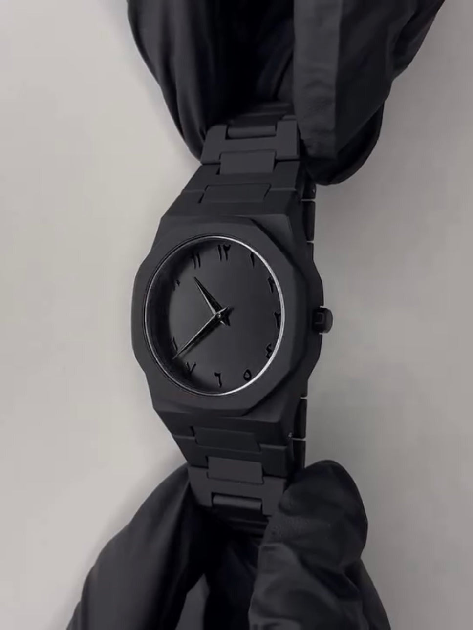 Full Black Quartz Analog Watch