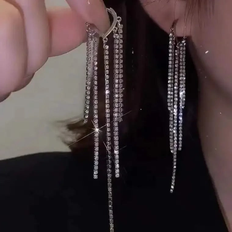 New Zircon Earrings for Women. Elegant Delicate Sweet Girls Party Jewelry
