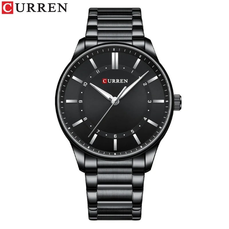 CURREN 8430 Classic Fashion Men's Quartz Watch Waterproof Luminous Stainless Steel Business and Leisure Men's Watch