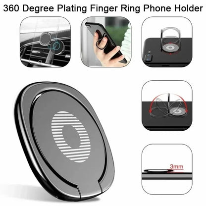 Luxury Metal Finger Ring Phone Holder