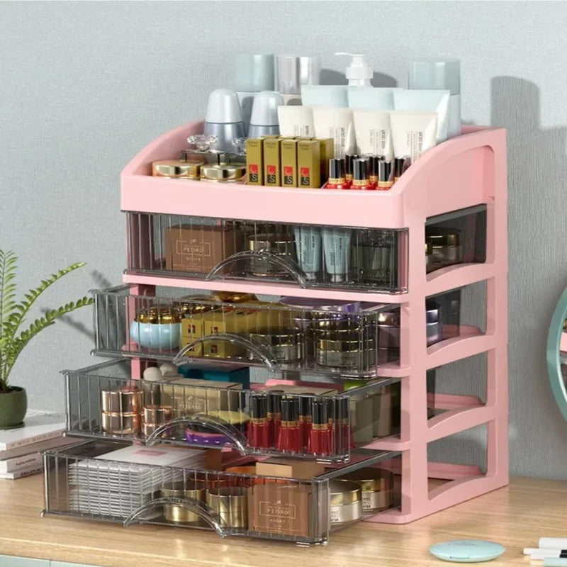 Storage box Multifunctional debris storage box Drawer-style dressing table Office desk Cosmetics multi-layer storage cabinet