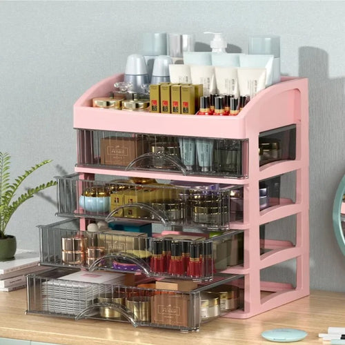 Storage box Multifunctional debris storage box Drawer-style dressing table Office desk Cosmetics multi-layer storage cabinet