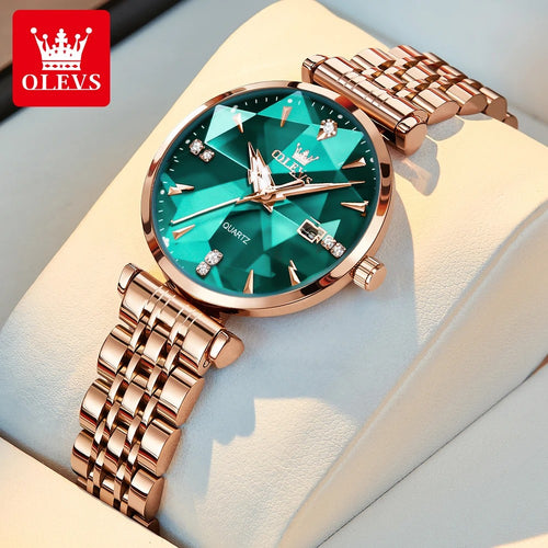 OLEVS 5536 Luxury Brand Diamond Quartz Women's