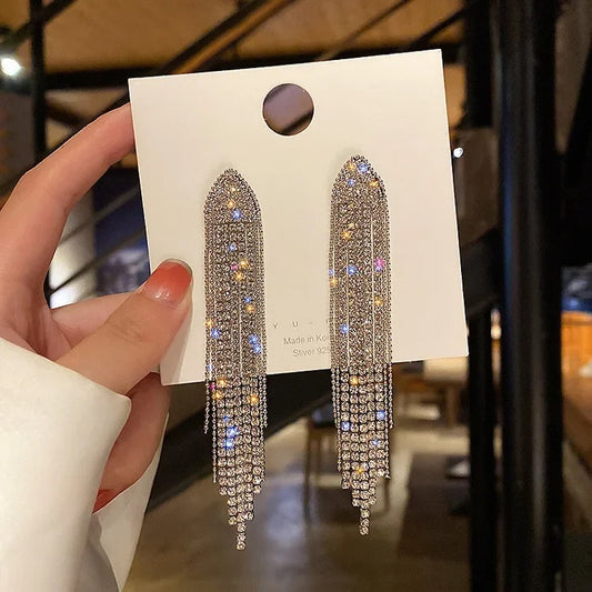 New Zircon Earrings for Women. Elegant Delicate Sweet Girls Party Jewelry